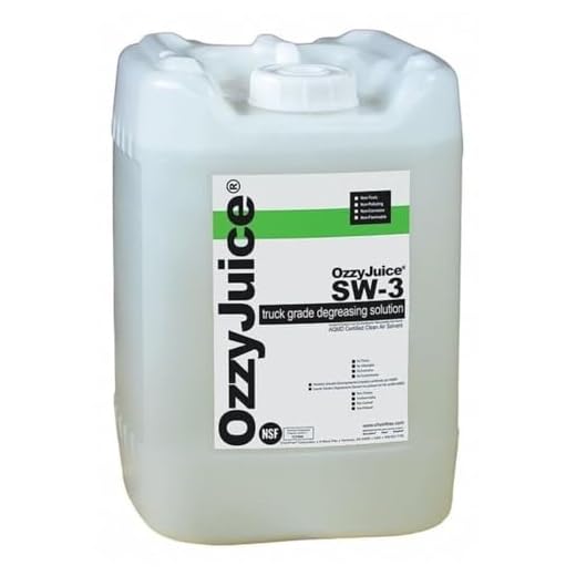 OzzyJuice Truck Grade Degreasing Solution (SW-3) for SmartWasher Parts Cleaning Systems, 5 Gallon Pail (14720)