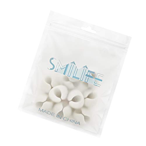 SmiLife-Cable-Clip-Acrylic-Adhesive-Charger-Cord-Holder-Wire-Organizer-for-Desk-Wall-Car-Nightstand-and-Office-Cable-Management-White-9-Pack