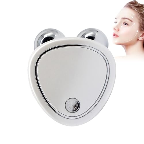 HASAIKA® Microcurrent Facial Lifting Device, Rodillo Facial de Microcorriente, Masajeador Facial,Apriete la Piel Eliminación Arrugas Para Belleza Y Cuidado De La Piel Para Mujer