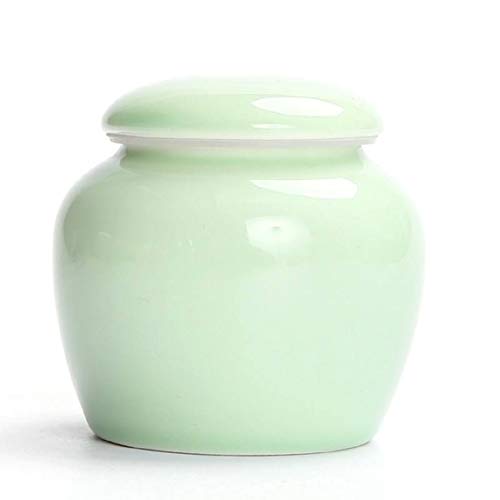 Boîte à rouge à lèvres antique - Petit flacon en porcelaine - Pot en céramique - Poudre rétro