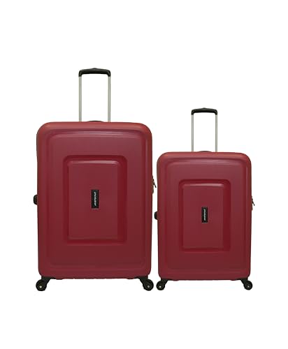 Image of VIP Aristocrat 3 Pc Set Cabin 55 cm (Small),65 cm (Medium),75 cm (Large) 4 Wheels Trolley,Hard Case Lightweight Bag & Combination Lock Suitcase with 7 Years International Warranty (Maroon)