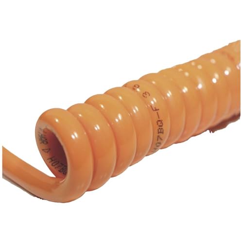 Câble spirale H07BQ-F 4G 1,5 mm² orange extensible 400 à 1600 mm