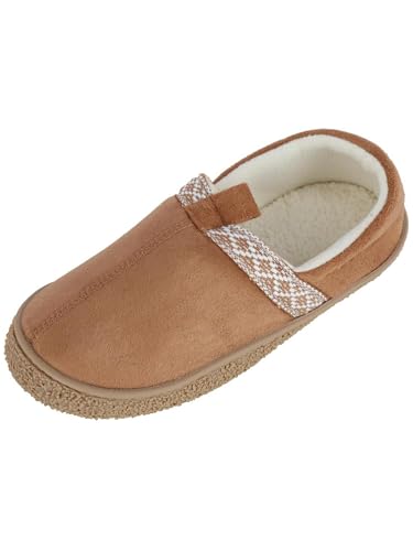Isotoner Women's Sienna Recycled Microsuede Closed Back Slipper4