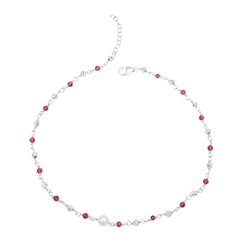 Image of OVANA 925 Sterling Silver Evil Eye Anklet for Women & Girls | Hallmarked 92.5 Pure Silver | Swarovski Evil Eye Bead | Adjustable Chain | Hypoallergenic | Gift for Birthday, Anniversary & Festivals