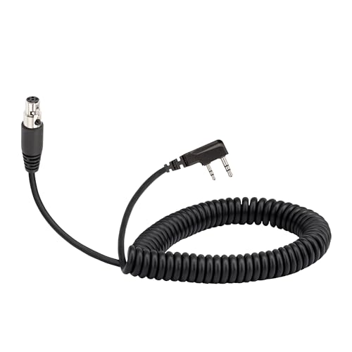 Câble casque PTT 5 broches Arrowmax pour radios BaoFeng et Kenwood