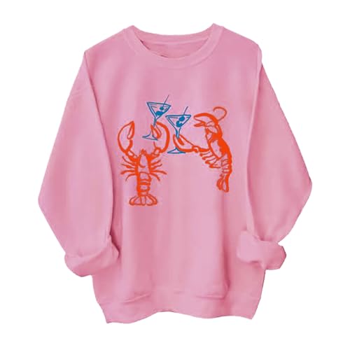 Sweat à capuche homard pour femme idéal pour les sorties automne-hiver au chaud