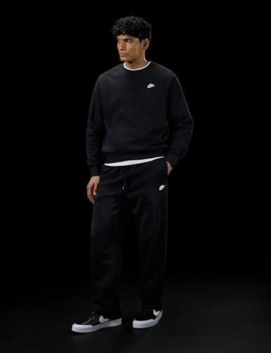 Image of Nike Men's Club Open Hem Brushed Fleece Pants