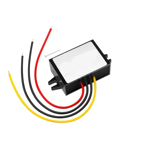 ZXFYXFFV Convertidor Reductor de CC a CC de 30 V-75 V, 36 V, 48 V, 60 V, 72 V a 24 V, inversor de Fuente de alimentación, módulo regulador de Voltaje de 1-28 A, Resistente al Agua.(4a Abs Plastic L)