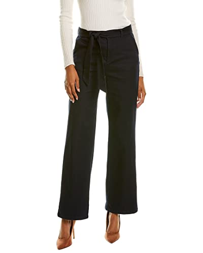 Anne Klein Womens High Rise Tie Front Trouser Jeans, Indigo Rinse Wash, 6 Us #TOP26