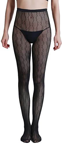Image of Sahabowi Women Tights, Sheer High Waist Pantyhose, Vintage Control Top Stockings, Siwa7