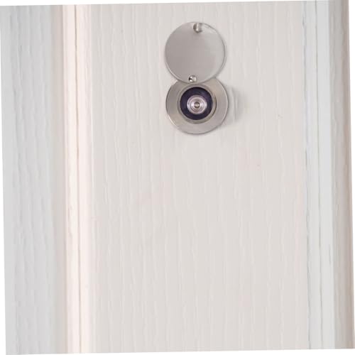 OSALADI 2 piezas Mirilla de puerta de seguridad de cobre con cubierta de privacidad Fácil instalación Protector de mirilla para hogar con visibilidad mejorada y amplio ángulo de visión miniatura 4