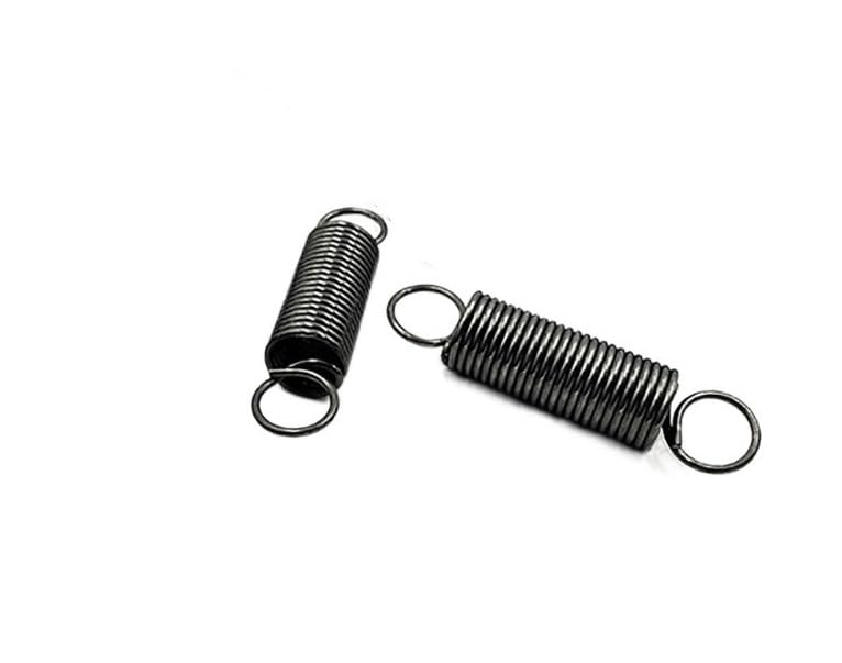 2 szt. 2mm średnica drutu 19mm zewnętrzna stalowa sprężyna rozciągana naciąg sprężyny 155mm-260mm długość(2x19x165mm)