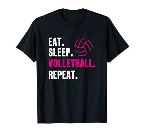 Eat Sleep Volleyball Repeat T-Shirt