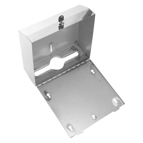 GLEAVI Stainless Steel Carton White Trifold Electric Rack Commercial Paper Towel Holder Wall Mount Cabinet Standing Wet Jumbo Drying Dispenser Towels Counter Dryer Soap Humidifier Silver