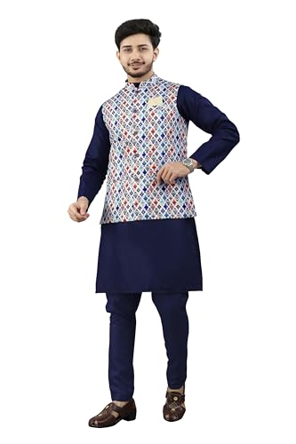 Image of Trustous Traditional Men's Kurta Koti Set (3 PCS SET)
