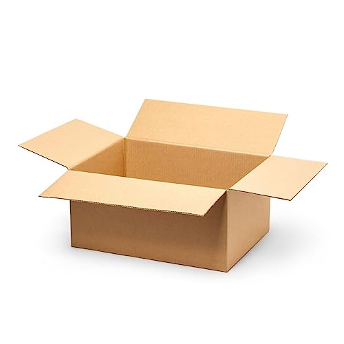 Image of BonKaso 3 Ply Corrugated Boxes | Brown, 7x4x3.5 Inch, Pack of 60 | Eco-Friendly, Durable, Ideal for Shipping, Moving & Storage