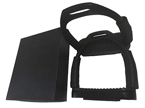 Foto von Tula-Toys 12cm Sicherheitssteigbügel Gelenk Steigbügel Pferd Metall Gelenksteigbügel schwarz