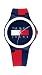 Produktbild Tommy Hilfiger Jeans Analog Quarzuhr Unisex mit Rotes und Blaues Silikonarmband - 1720025