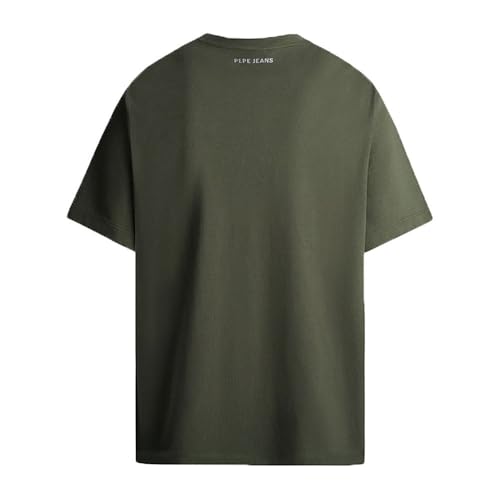 Red Bull Racing X Pepe Jeans RBR Logo Driver tee Camiseta, Green (Regent Green), M para Hombre