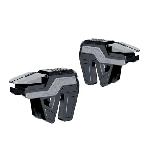 Image of Cubonic DY12 Mobile Gaming Trigger 6 Fingers Trigger with Sensitive Aim&Shoot Smartphone Joystick Compatible for PUBG (Black)