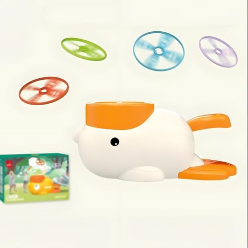 �t���C���O�f�B�X�N�����`���[ �O�V�� �t���C���O�f�B�X�N �������� ���ő��삷��|�b�v�A�b�v�t���X�r�[�������� �e�q�̌� ���ԉ~��8�� ����l�b�g2�� �h��}�X�N1���𑕔� �����ł����O�ł��v���C�\ �q�������̑��蕨 (F)