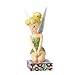 Enesco Disney Traditions by Jim Shore Peter Pan Tinker Bell Seated Pose Figurine, 5 Inch, Multicolor