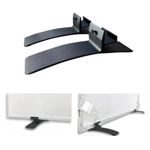 Pies de calentador infrarrojo, 1 par de soportes de placa de calefacción infrarroja con almohadilla de esponja gruesa, adecuado para la mayoría de calentadores infrarrojos, fácil instalación