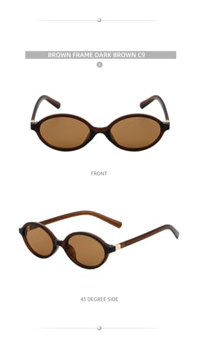 Image of Mastyle Small Round Frame Sunglasses for Men & Women | Premium PC Material | Integrated Nose Support | Lightweight & Comfortable | Elegant & Fashionable