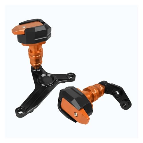Sliders de cadre de moto pour rouler serein en BMW S1000RR orange
