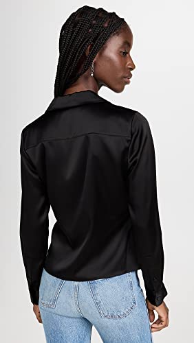 Theory Women's Ruched Button-Down Shirt3