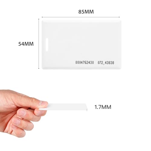HapAttend 10 zusätzliche RFID-Abzeichen H1 H2 H3, Abzeichen zur Annäherung der Zeit für TC1 TC2 MB1 MB2 (10 Stück)