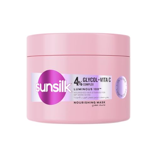 Sunsilk Nourishing Mask Luminous100 nourishes hair strands for 5x* more shine 220ml
