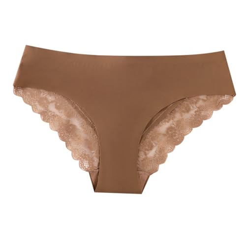 Ropa interior triángulo para mujer, tanga sin costuras, talla media, suave, de microfibra, cómoda, transpirable, invisible