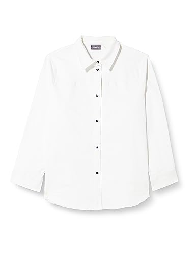 Samoon Jeansjacke Damen Baumwolle weiß