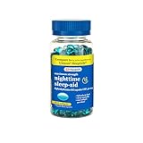 A+Health Nighttime Sleep Aid Diphenhydramine 50mg Softgels, Maximum Strength, 160 Count