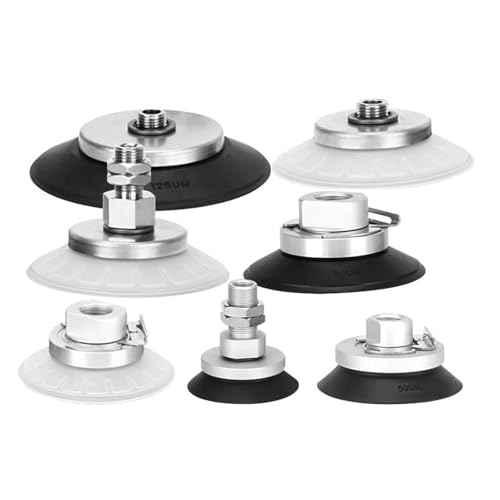 1Pcs ZP3E-T32UMN-A10ZP3E-T40UMN ZP3E-T50UMN Black Rubber Heavy Duty Pneumatic Industrial Vacuum Suction Cup Sucker(ZP3E-T32UMN-A10)