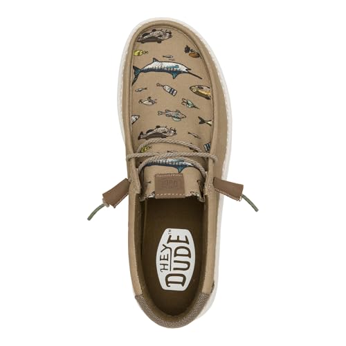 HEYDUDE Wally Marlin, Men’s Shoes, Men's Slip-on Loafers, Comfortable & Light-Weight2