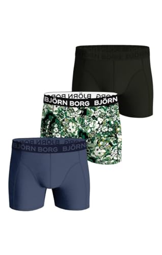 Una classica confezione da tre dei boxer da uomo preferiti per tutti i giorni in morbido tessuto di cotone elasticizzato di qualità con una vestibilità perfetta.