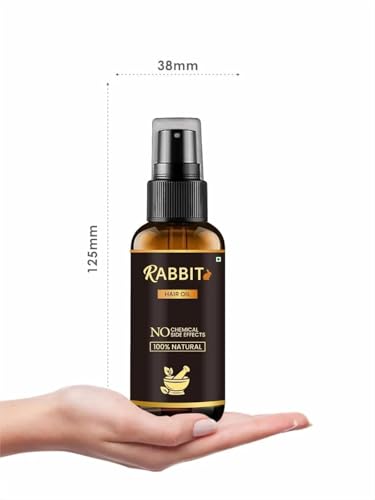 Image of JEELMIKA Rabbit blood hair growth oil 50 ml Reduces Hair Fall and Dandruff | Rabbit blood hair growth oil 50 ml for men and women (PACK OF 1)