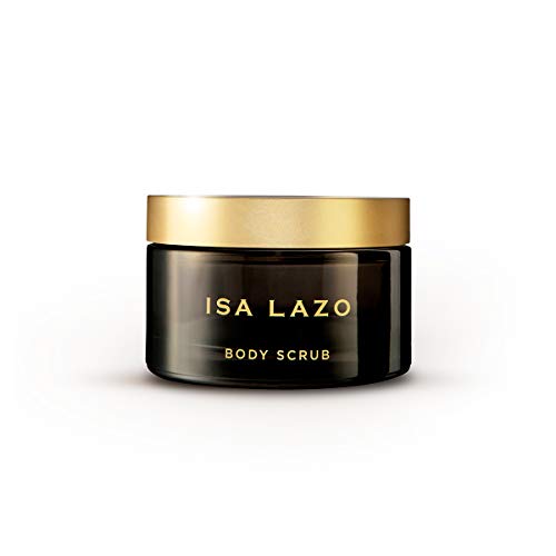 ISA LAZO Body Scrub with Cranberry Seeds and Tea Tree Oil, Rejuvenating Botanical Oils, Clean Beauty, 6.7 oz.