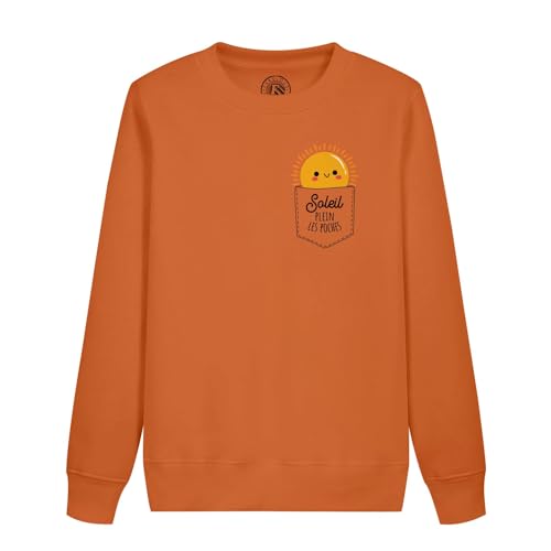 Sweatshirt enfant soleil mignon pull illustration dessin enfantin