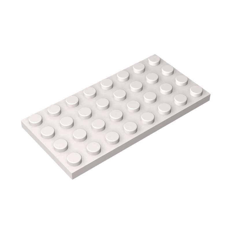 GDS-521 Compatible with LEGO 3035 Foundation Plate 4x8, White, 10 PCS — image 1