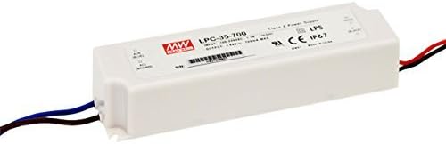 LPC-35-700 Mean Well AC/DC Single Output Power Supply. 35Watts, 9-48V