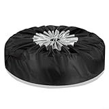 Pour un enfilage facile : la fermeture à cordon permet une installation rapide sans fermetures éclair compliquées, s'adapte parfaitement aux roues tout en occupant un minimum d'espace de rangement lorsque vous ne vous en servez pas