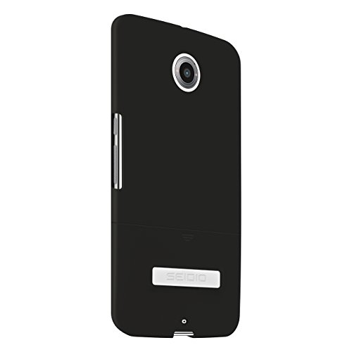 Seidio Surface Case With Metal Kickstand And Holster Combo For Motorola Nexus 6 - Retail Packaging - Black #TOP5