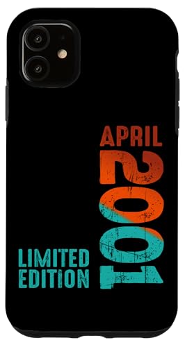 Abril 2001 año 2001 retro 2001 vintage 2001 desde 2001 carcasa para iphone 11