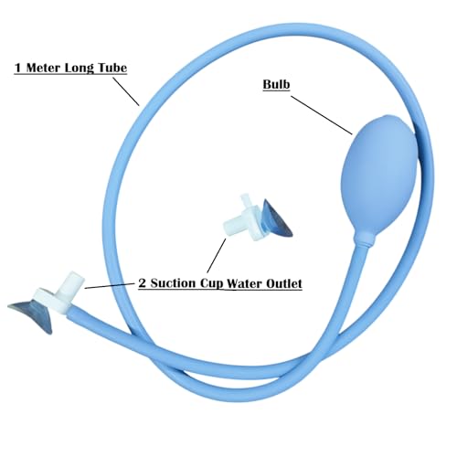 Image of OTICA Sitz Bath Flusher Tube for Sitz Bath Seat with Pump and Sprayer