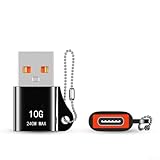 Compact et : fabriqué en alliage d'aluminium robuste, cet adaptateur léger mesure seulement 27 x 20 x 7 mm, il résiste à un usage quotidien tout en restant facile à transporter.