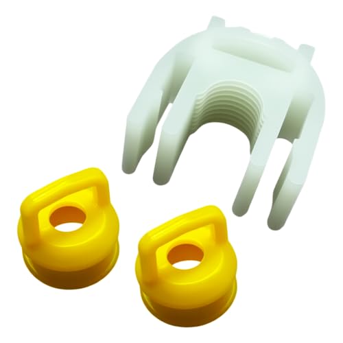 YoRise Transmission Shifter Linkage Cable Bushing Repair Kit, 14104 15276979 52855956AG Car Transmission System Parts, Shifter Cable Bushing Clamp Kit for Most Cars (Yellow)