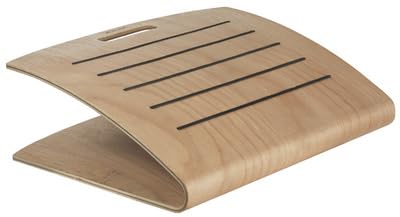 ALBA Fußstütze MHFEET, aus Buchenholz, Natural rutschfeste Oberfläche, integrierter Handgriff, 1 Stück (MHFEET) Marque